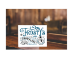 Frosty's Snowflake Cafe Sign