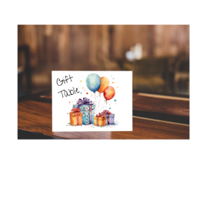Gift Table Sign