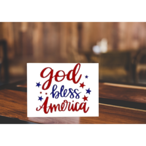 God Bless America Sign