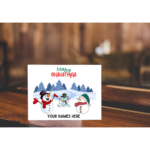 Merry Christmad 3 Snowmen Sign (Personalized)