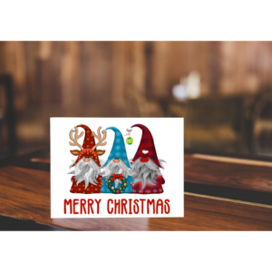 Merry Christmas 3 Gnomes Sign