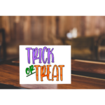 Trick or Treat Sign